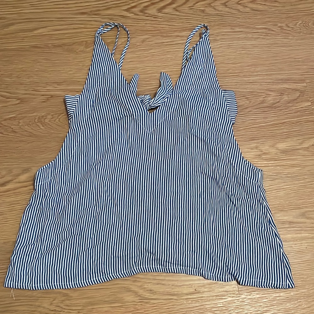Lulus striped loose tank top